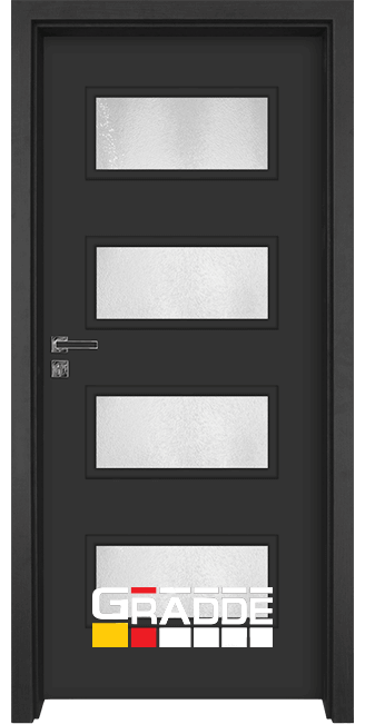 Интериорна врата модел Граде Blomendal - Антрацит Мат