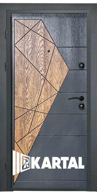 Серия Картал - блиндирана врата модел TN 804-2, гръб