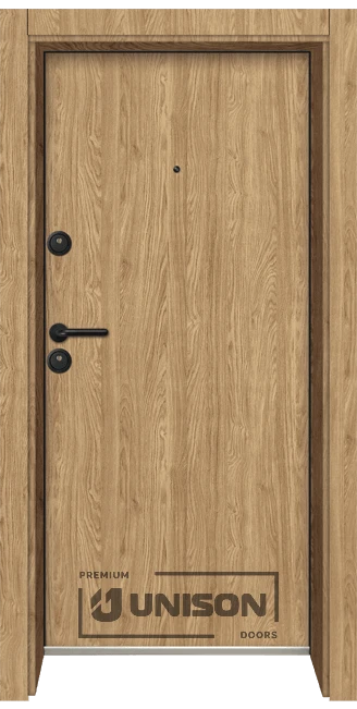 Входна врата Unison Design налична - цвят Дъб Роял