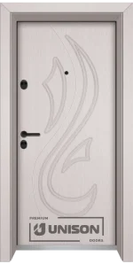 Входна врата Unison Optim, модел 203p, цвят Перла
