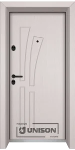 Входна врата Unison Optim, модел 205p, цвят Перла