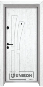 Входна врата Unison Optim, модел 205p, цвят Бреза