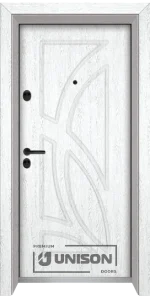 Входна врата Unison Optim, модел 208p, цвят Бреза