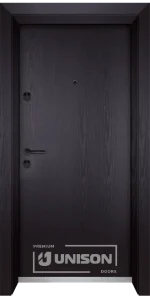 Входна врата Unison Optim, модел 210, цвят Венге