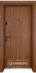 Входна врата Unison Optim, модел 210, цвят Златен дъб