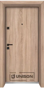 Входна врата Unison Optima Simpel - Дъб Вераде
