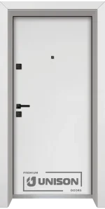 Входна врата Unison Optima Simpel - Бял Мат