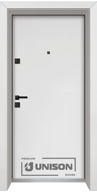 Входна врата Unison Optima Simpel - Бял Мат