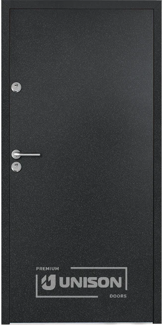 Входна врата Unison Термо+, модел Basic, цвят Графит
