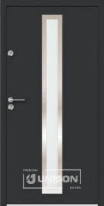 Входна врата Unison Термо+, модел Stilo, цвят Графит