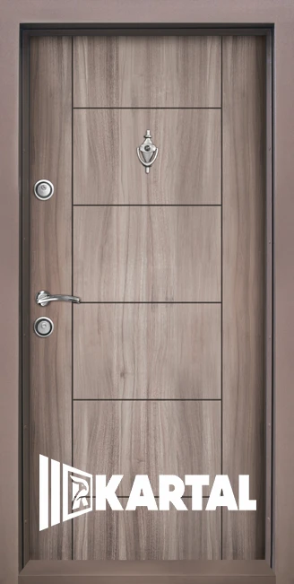 Блиндирана врата модел Т-102, цвят Спарта