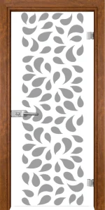 Стъклена врата Print G 13-1, Златен дъб