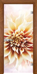 Стъклена врата Print G 13-5, Златен дъб